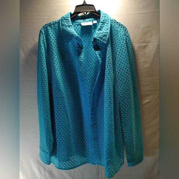 Blouse sky blue - Picture 3 of 6
